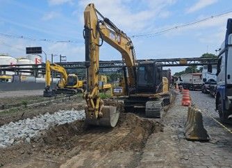 APS Avança com Obras na Avenida Perimetral da Margem Direita - Alemoa