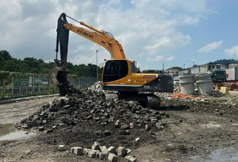 Obras na Perimetral - Alemoa Avançam e Atingem 10,94%